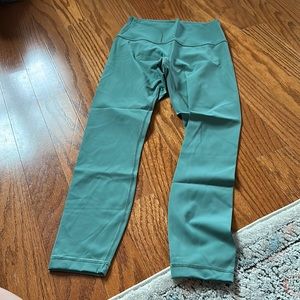 Lululemon 7/8 pant turquoise